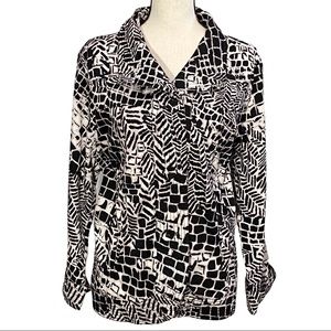 3/$10 Chico’s Jacket 3 (XL/16) Animal Print